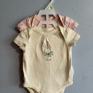 Vintage Baby Gap 2-Pack Easter Bunnies Baby Girl Oniese's. Size 0-3 months